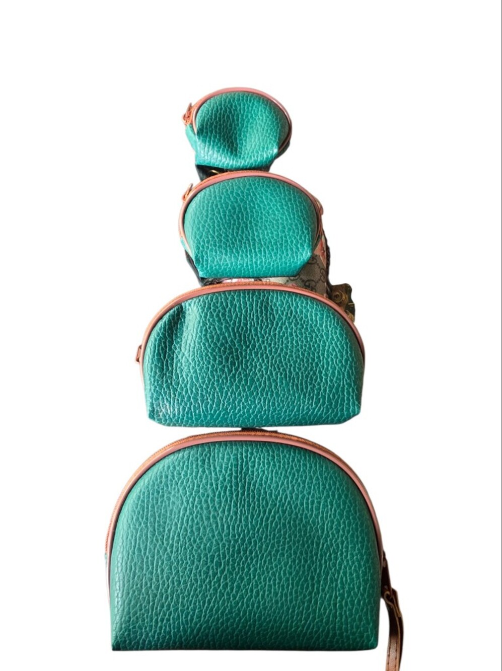 4pc Nesting Dome Cosmetic Pouch Set